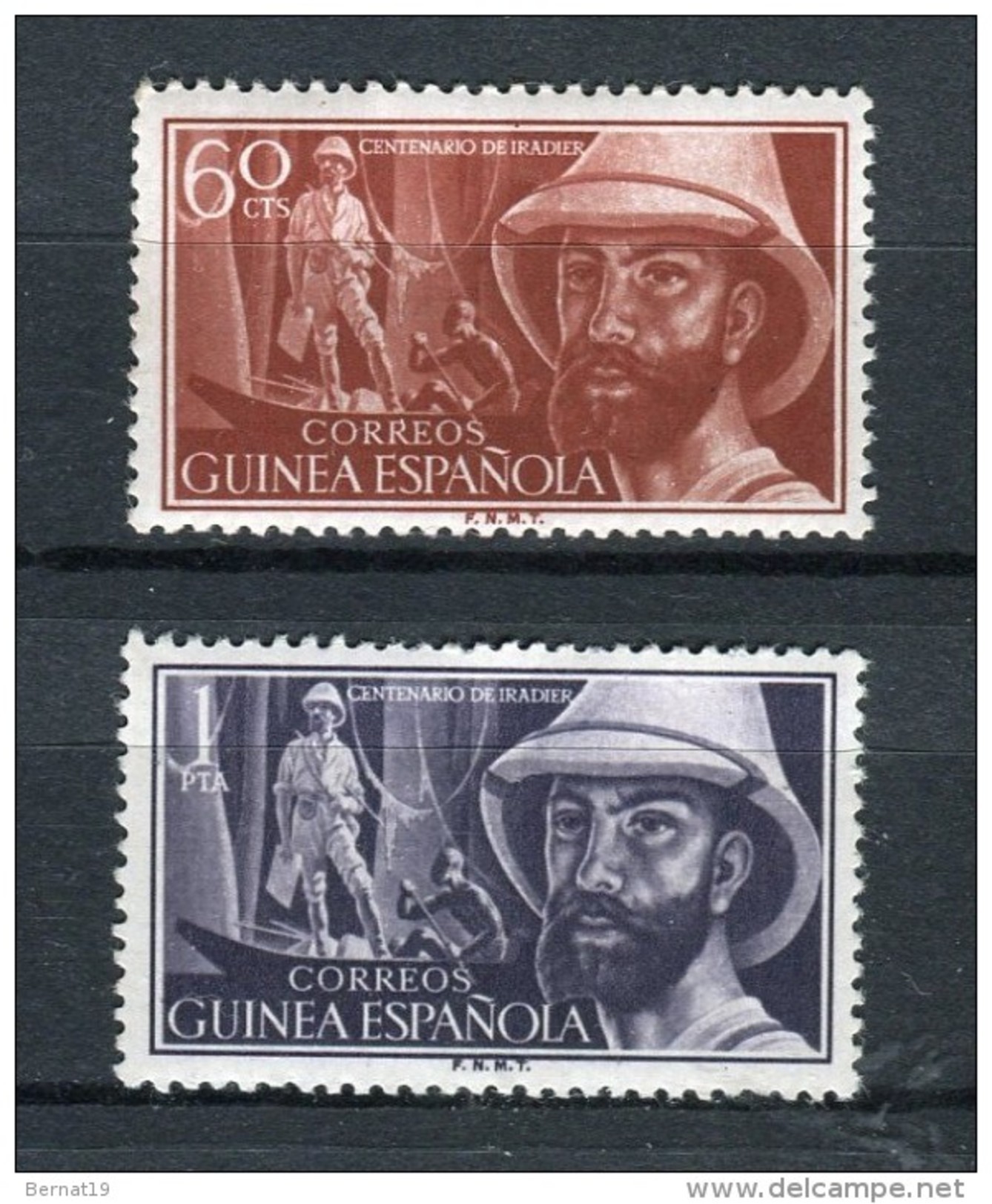 Guinea Española 1955. Edifil 342-43 ** MNH. - Guinea Española