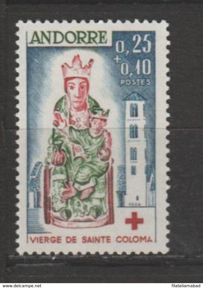 ANDORRA CORREO FRANCES . Nº 172 CRUZ ROJA 1964( S.8) - Blocks & Kleinbögen