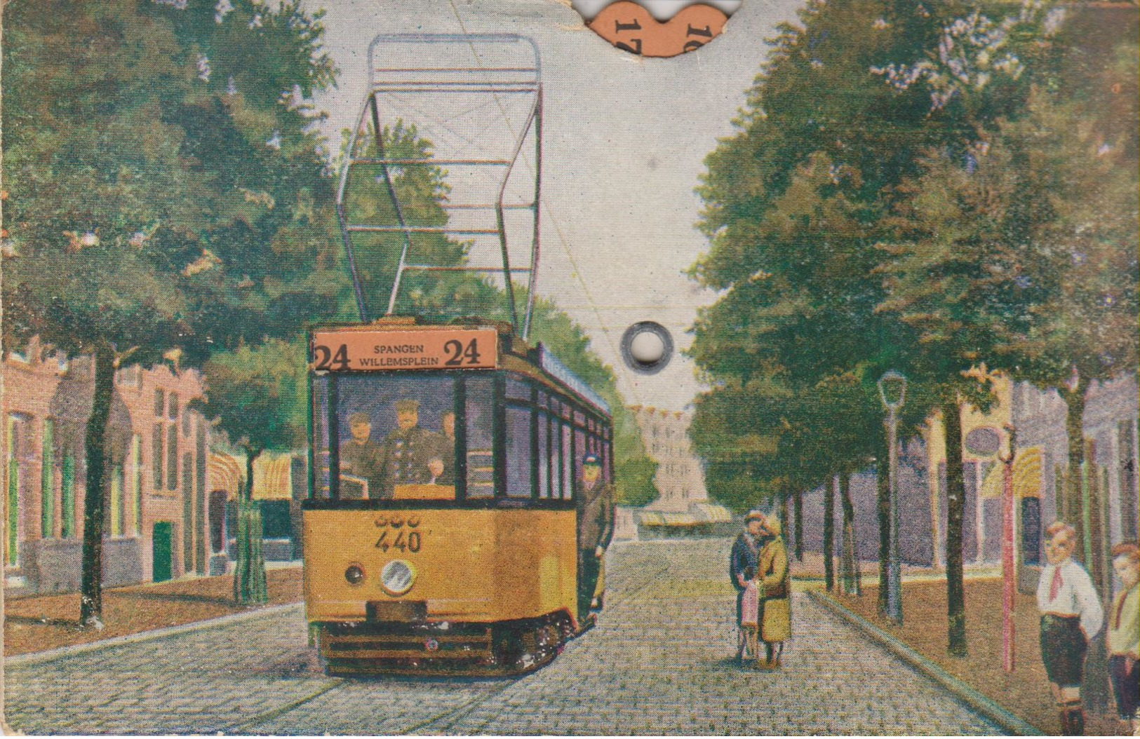 RET Rotterdamsche Electrische Tram Mit 24 Routes (Drehscheibe) / Preise Usw. SELTEN!!! Um 1910 - Strassenbahnen