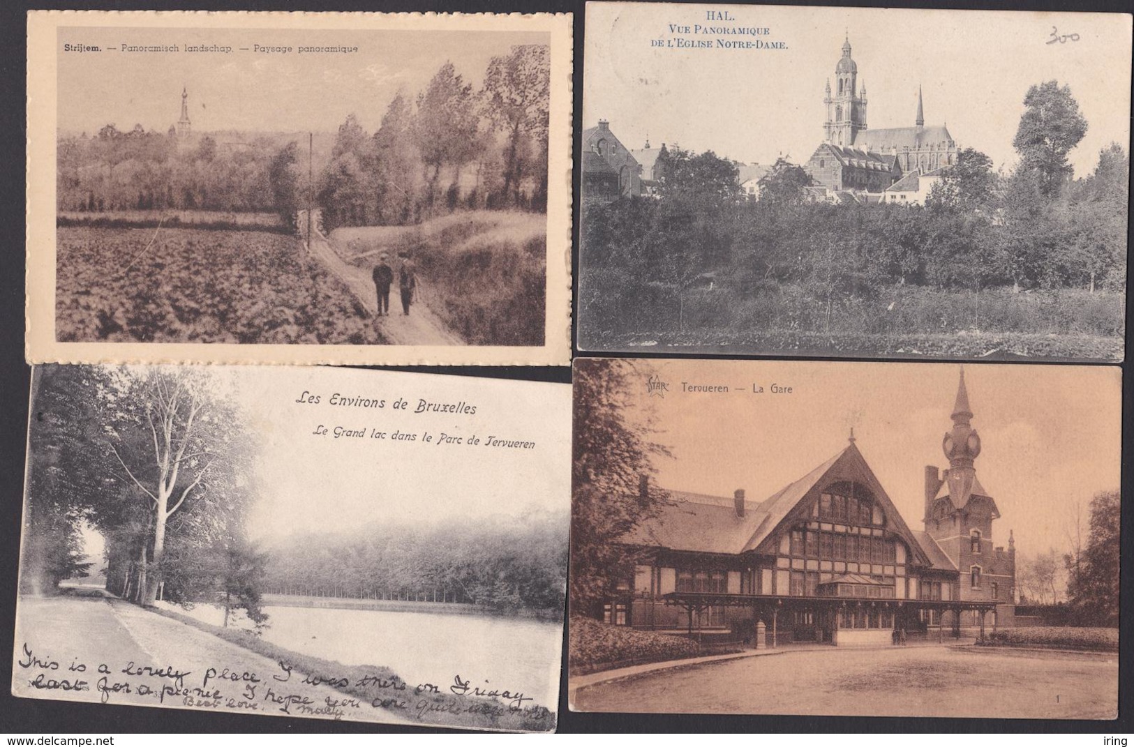 Mooi lot van 20 postkaarten van provincie Vlaams-Brabant Beau lot de 20 cartes postales province de Brabant