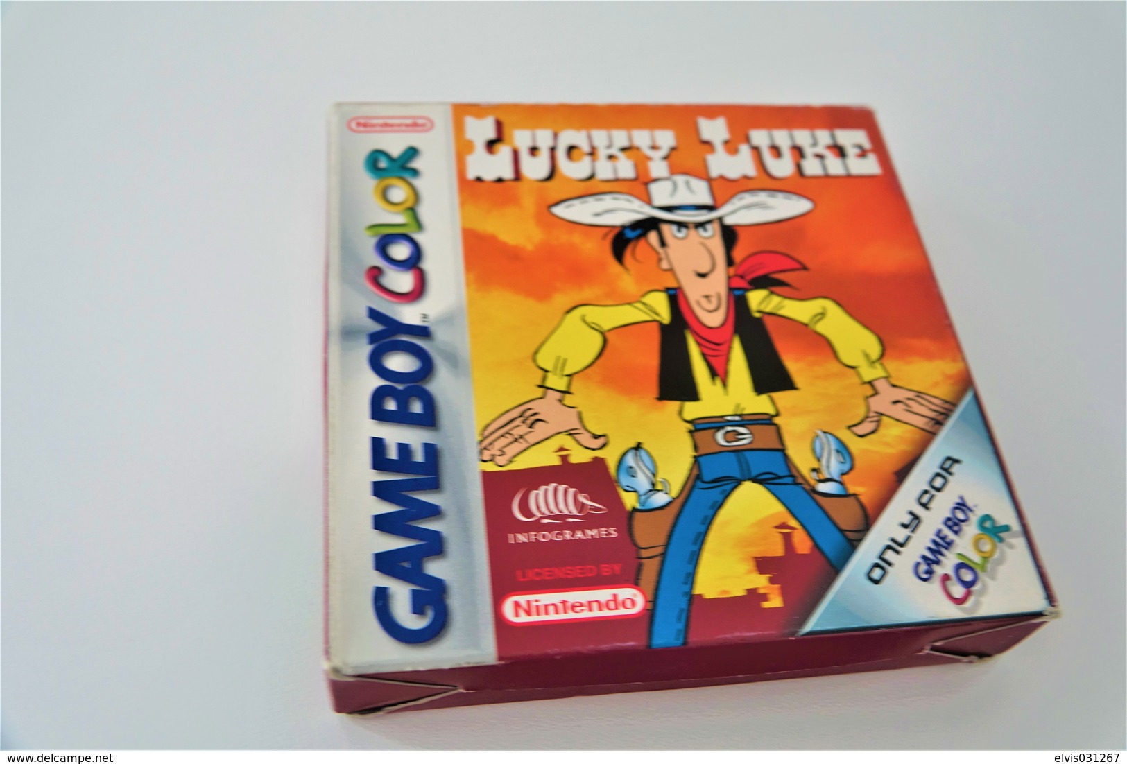 NINTENDO GAMEBOY COLOR : LUCKY LUKE - Infogrames Benelux - 1999 - Autres & Non Classés