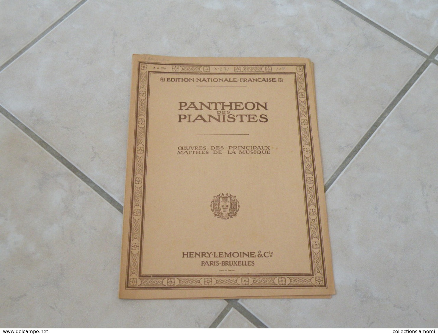 Panthéon Des Pianistes Ouverture Piano Deux Ou Quatre Mains (Musique Beethoven Egmont) - Partition - Strumenti A Tastiera