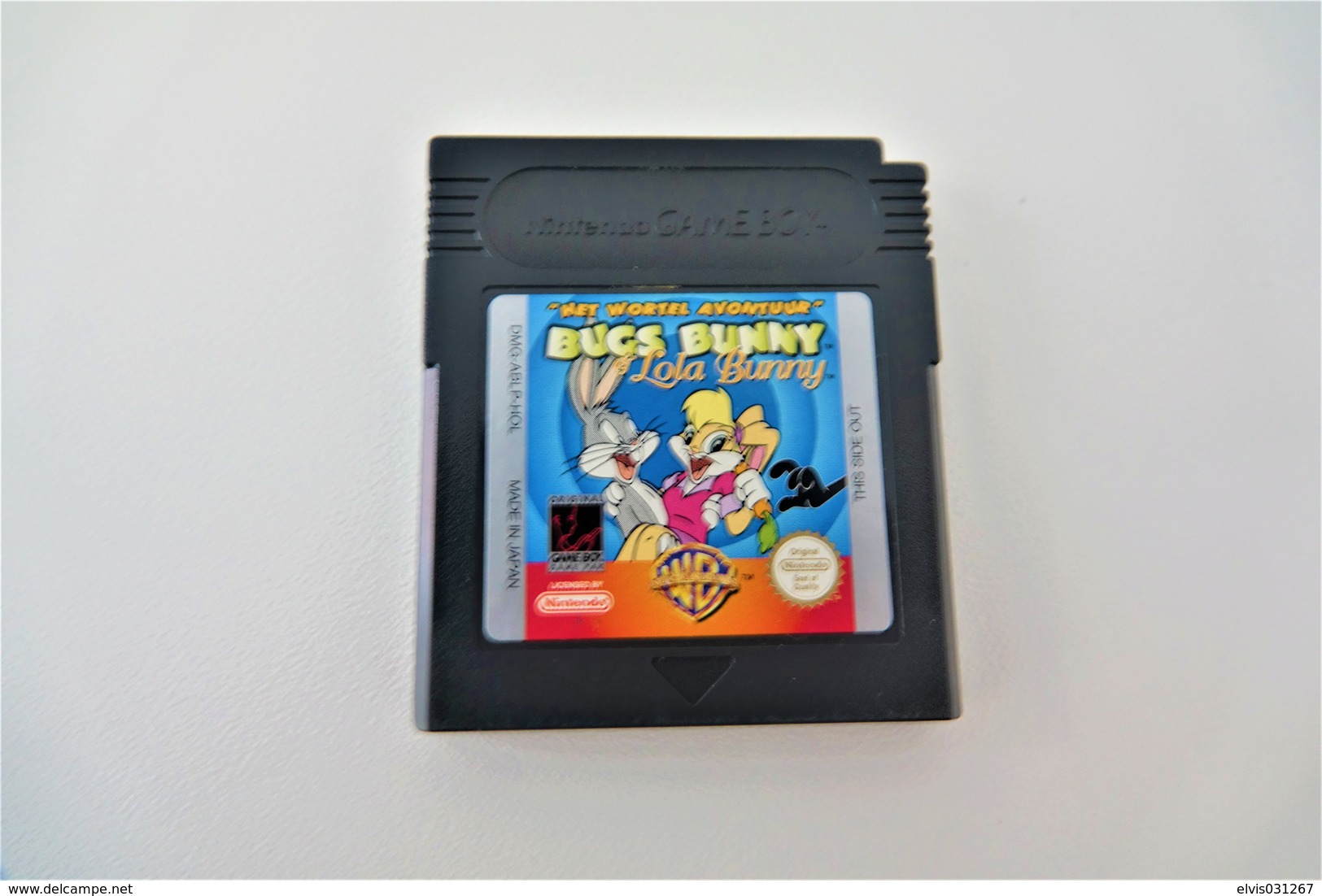 NINTENDO GAMEBOY COLOR : BUGS BUNNY AND LOLA BUNNY Het Wortelavontuur - Infogrames Benelux - 1999 - Game Boy Color