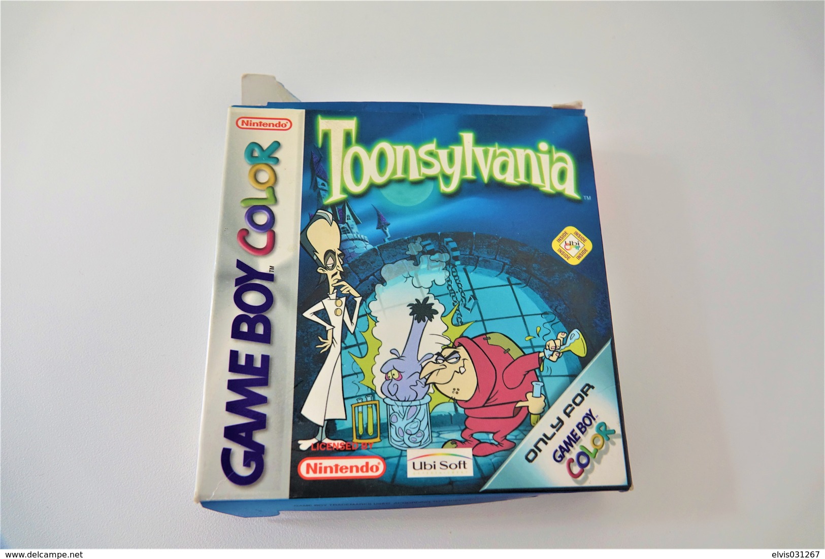 NINTENDO GAMEBOY COLOR : TOONSYLVNIA Box And Papers- UBISOFT Benelux - 1999 - Autres & Non Classés