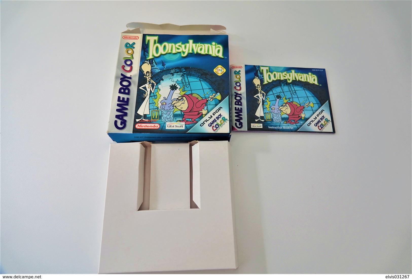 NINTENDO GAMEBOY COLOR : TOONSYLVNIA Box And Papers- UBISOFT Benelux - 1999 - Other & Unclassified