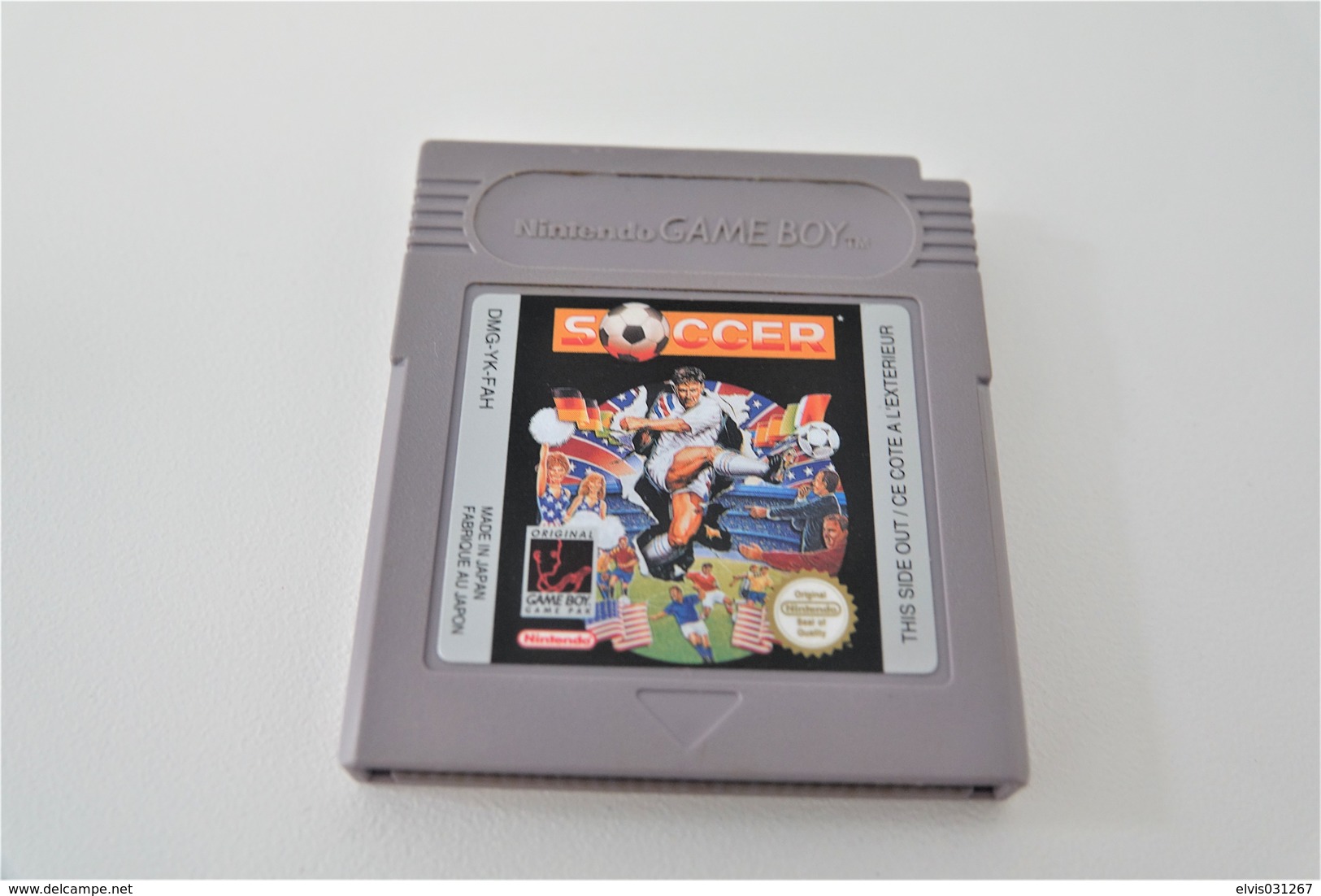 NINTENDO GAMEBOY  : SOCCER With Game Case AND BOOKLET - Nintendo Game Boy