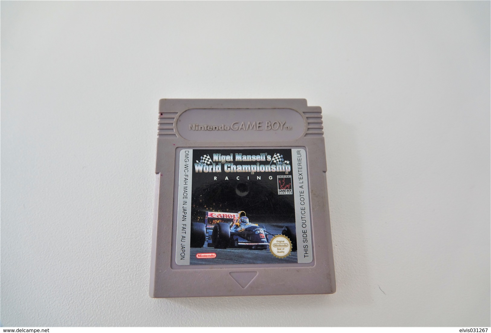 NINTENDO GAMEBOY  : NIGEL MANSELL'S WORLDCHAMPIONSHIP RACING -1993 - Autres & Non Classés