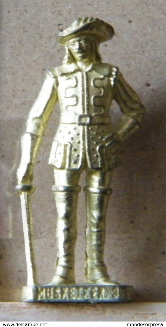 (SLDN°14) KINDER FERRERO, SOLDATINI IN METALLO  MOSCHETTIERI 1670 N° 3 - SCAME 40MM - Figurine In Metallo