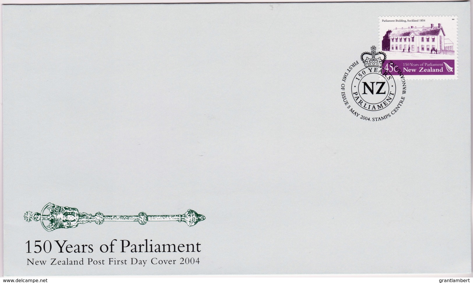 New Zealand 2004 150 Years Of Parliament FDC - FDC