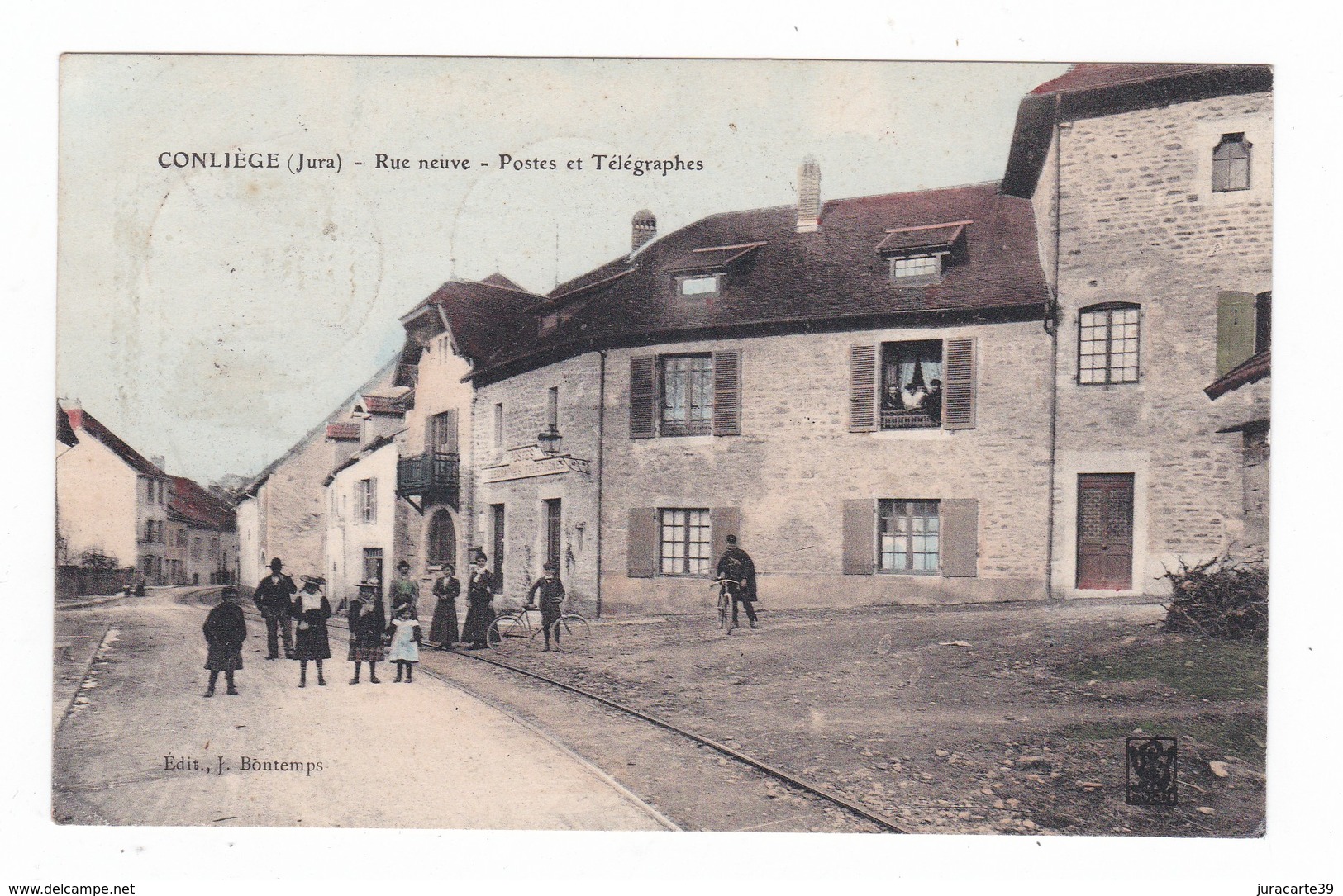 Conliège.39.Jura.Rue Neuve.Postes Et Télégraphes.9 - Autres & Non Classés