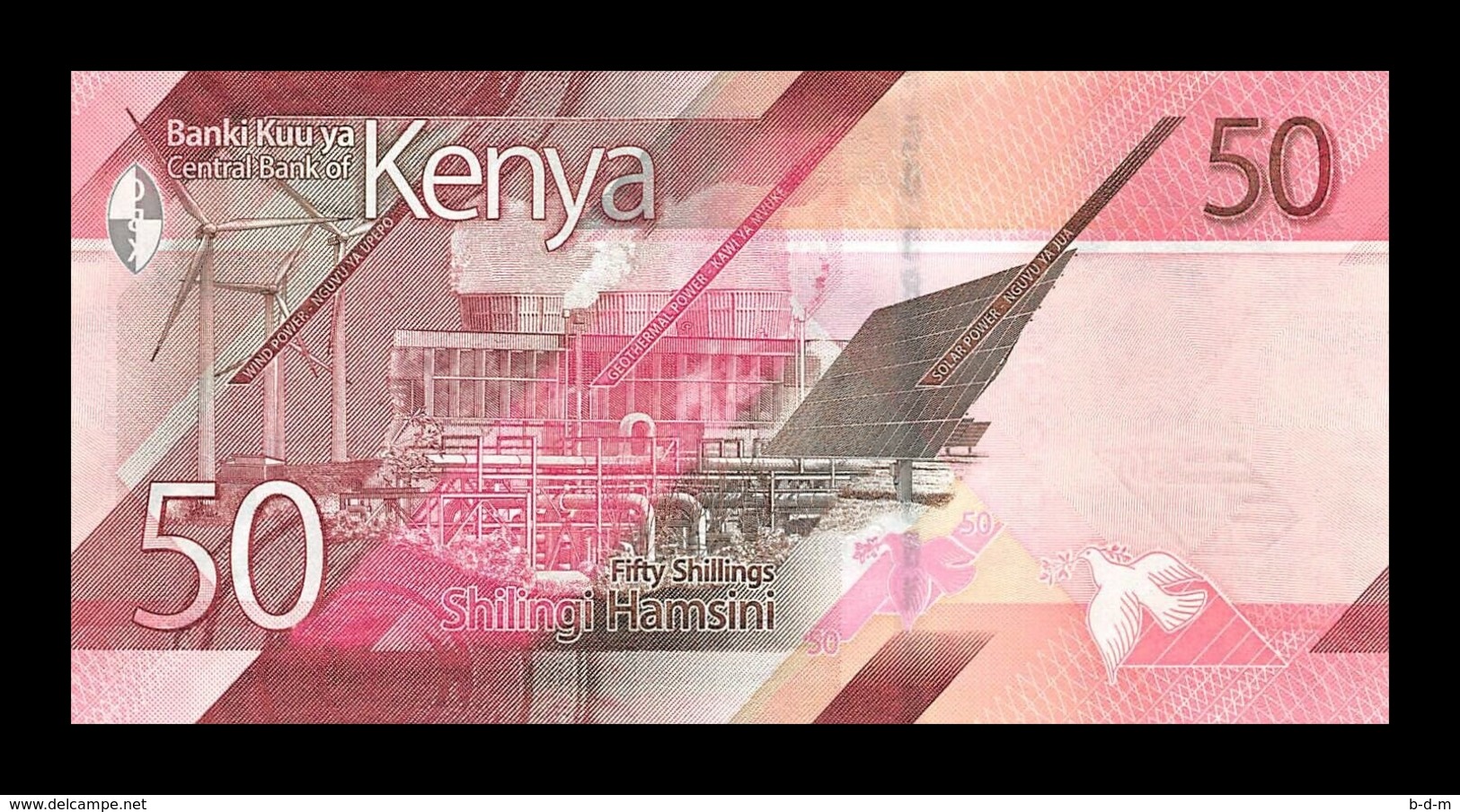 Kenya Lot Bundle 10 Banknotes 50 Shillings 2019 Pick New Design SC UNC - Kenia