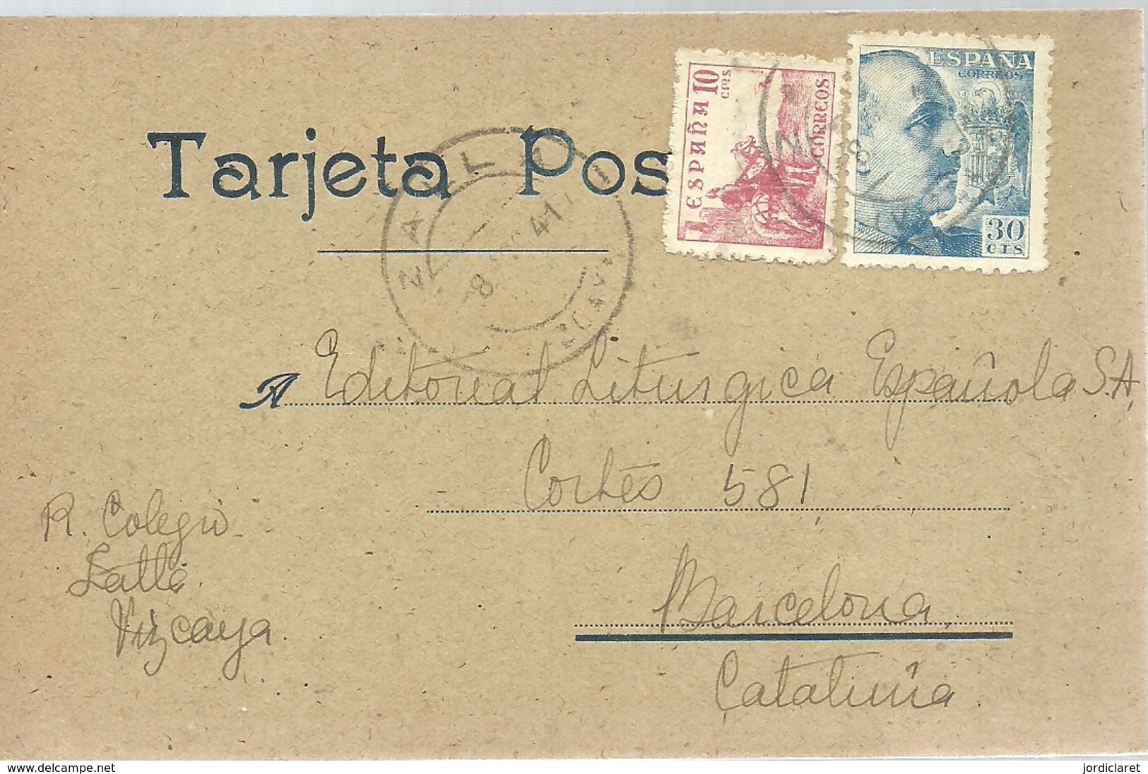 TARJETA POSTAL ZARAGOZA - Cartas & Documentos