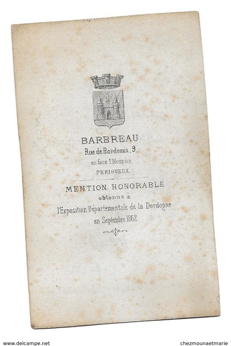 PERIGUEUX - CURE MOINE FRERE PERE RELIGIEUX - DORDOGNE - PHOTO CDV BARBREAU - Anciennes (Av. 1900)