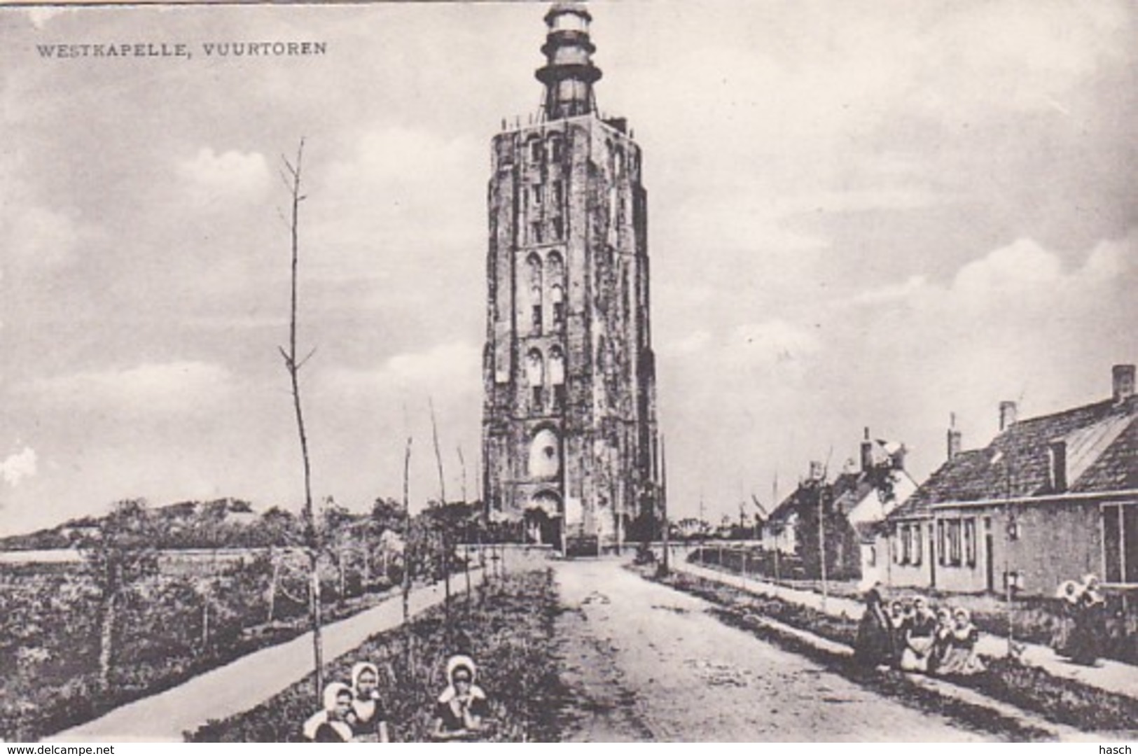 2606364Westkapelle, Vuurtoren. (linkerkant Wat Witte Plekjes) - Westkapelle