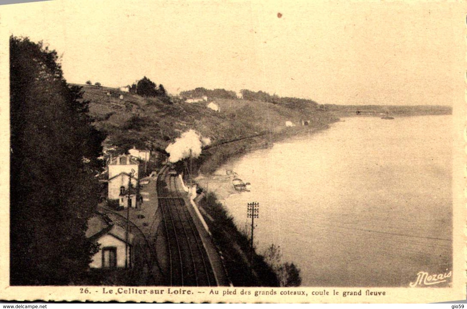 44 Loire Atlantique - LE CELLIER Bords De Loire TRAIN / A VOIR  SI GARE - Le Cellier