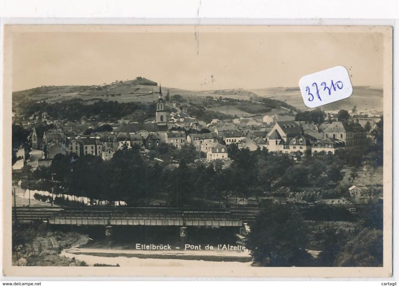 CPA-37310--Luxembourg -Ettelbrück  Carte Photo Pont De L'Alzette-Envoi Gratuit - Ettelbruck