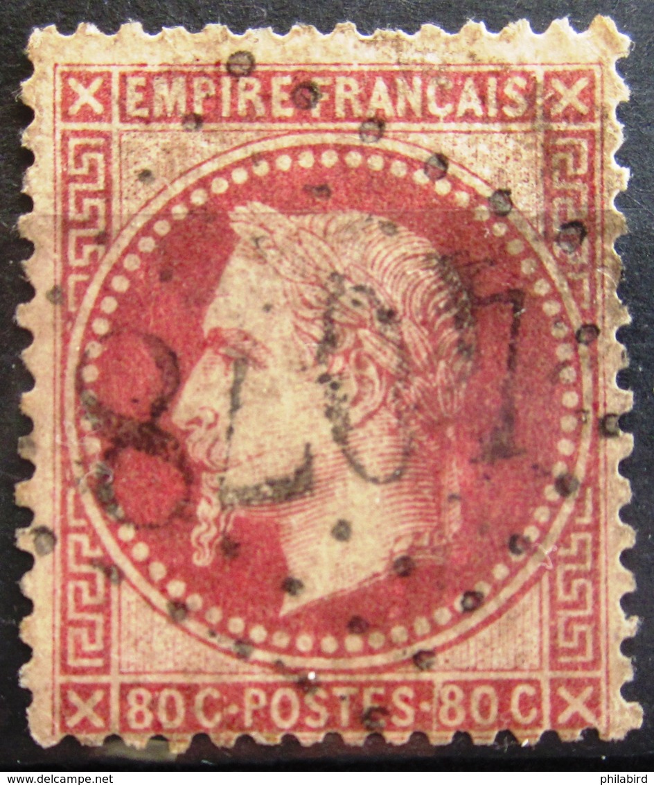 FRANCE              N° 32a             OBLITERE - 1863-1870 Napoléon III Lauré