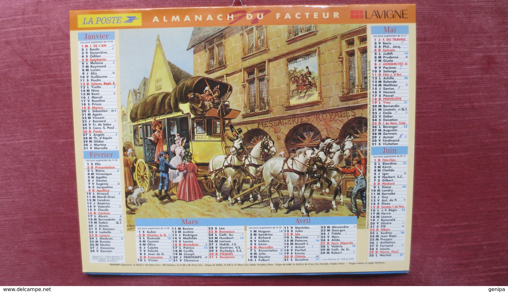 ALMANACH DU FACTEUR 1997 - Grand Format : 1991-00