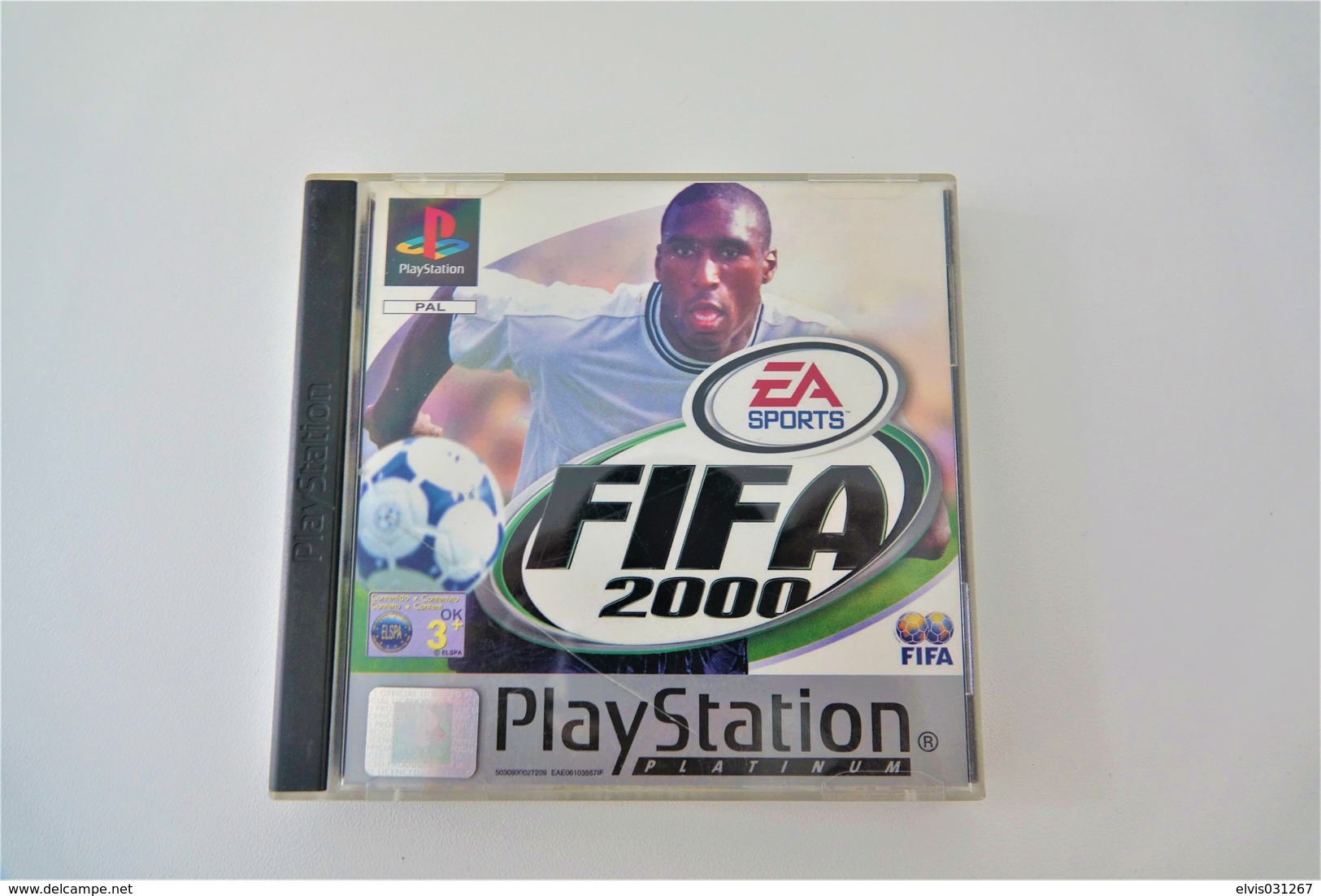 SONY PLAYSTATION ONE PS1 : EA FIFA 2000 PLATINUM - Playstation