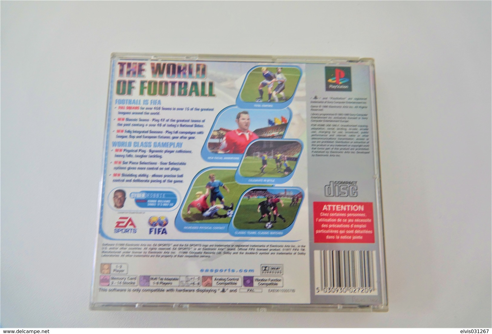 SONY PLAYSTATION ONE PS1 : EA FIFA 2000 PLATINUM - Playstation