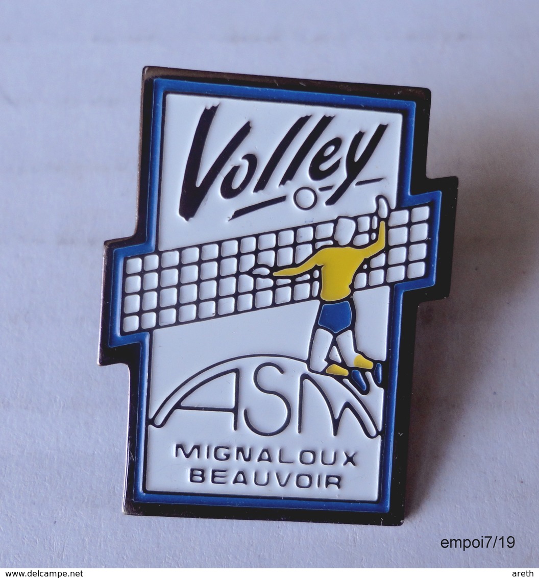 Pin's  VOLLEY BALL -  CLUB ASM MIGNALOUX BEAUVOIR 86 - Volleyball