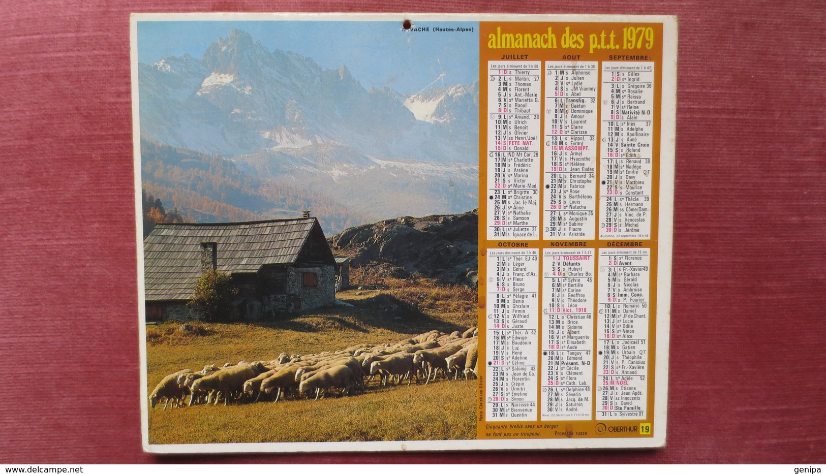 ALMANACH DES P.T.T. 1979 - Grand Format : 1971-80