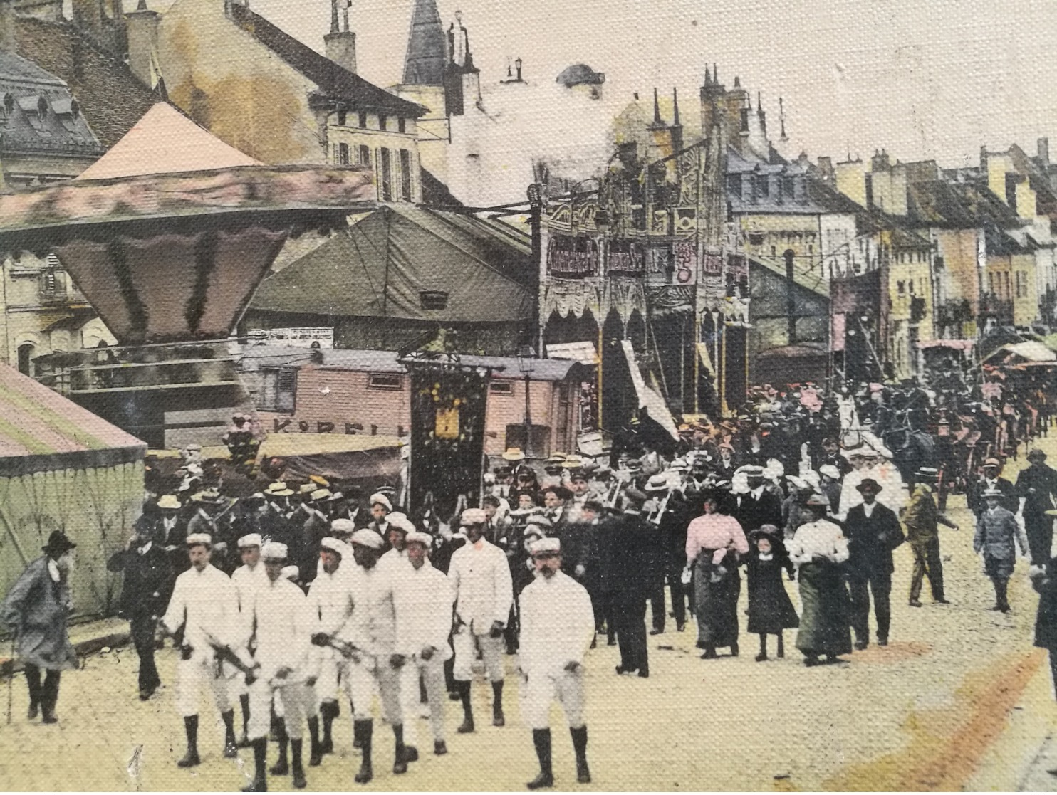 SEMUR EN AUXOIS 1914: Maison BELIN ,BOURGOGNE QUIQUINA, CALENDRIER 1914 + PHOTO RARISSIME - Publicités