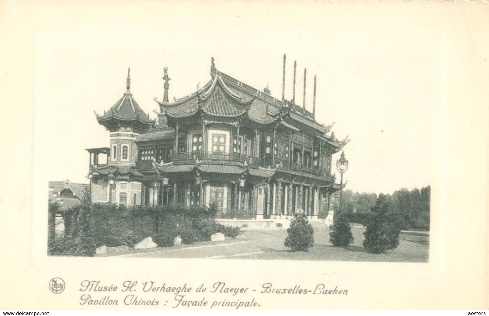 Laeken; Musée H. Verhaeghe De Naeyer. Pavillon Chinois Facade Principale - Non Voyagé. (Thill - Bruxelles) - Laeken