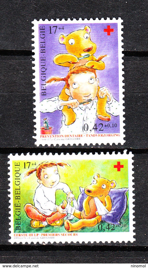 Belgio  -  1999. Fumetti: Per La Croce Rossa. Comics: For The Red Cross. MNH - Croix-Rouge