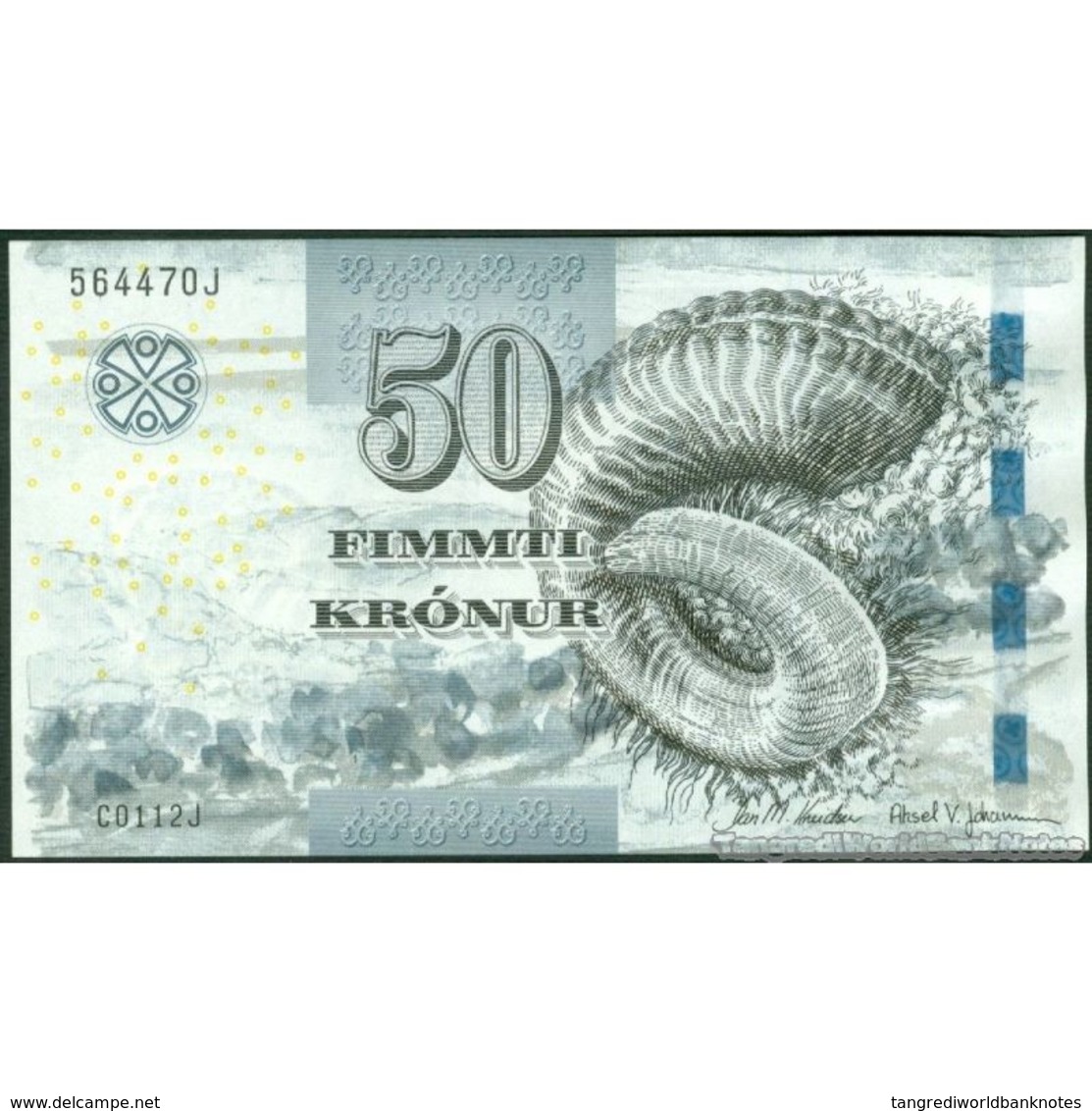 TWN - FAEROE ISLANDS 29 - 50 Kronur 2011 UNC - Isole Faroer