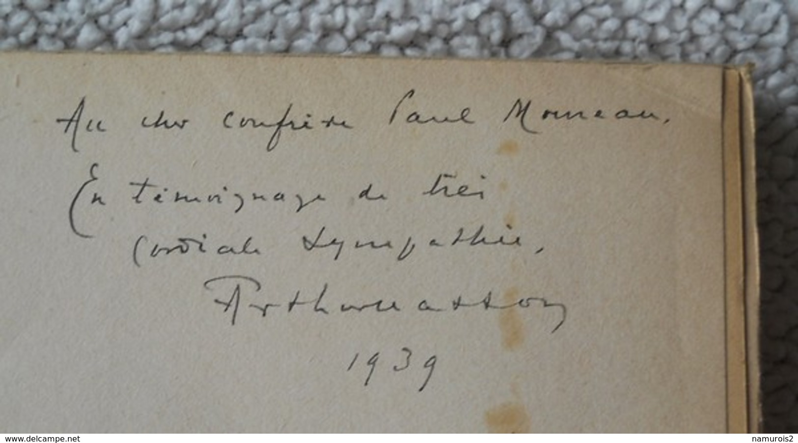 La Farce Des Oiseaux   ( Arthur Masson, édition De 1939 )   Dédicacé Par L'auteur - Libros Autografiados