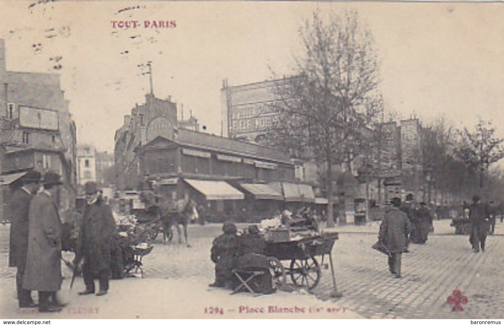 Paris - Place Blanche - 1908        (190702) - Distretto: 09