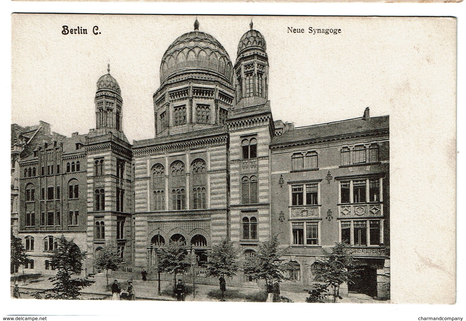 Berlin - Neue Synagoge - Edit. E. Nixdorf - Synagogue - 2 Scans - Autres & Non Classés