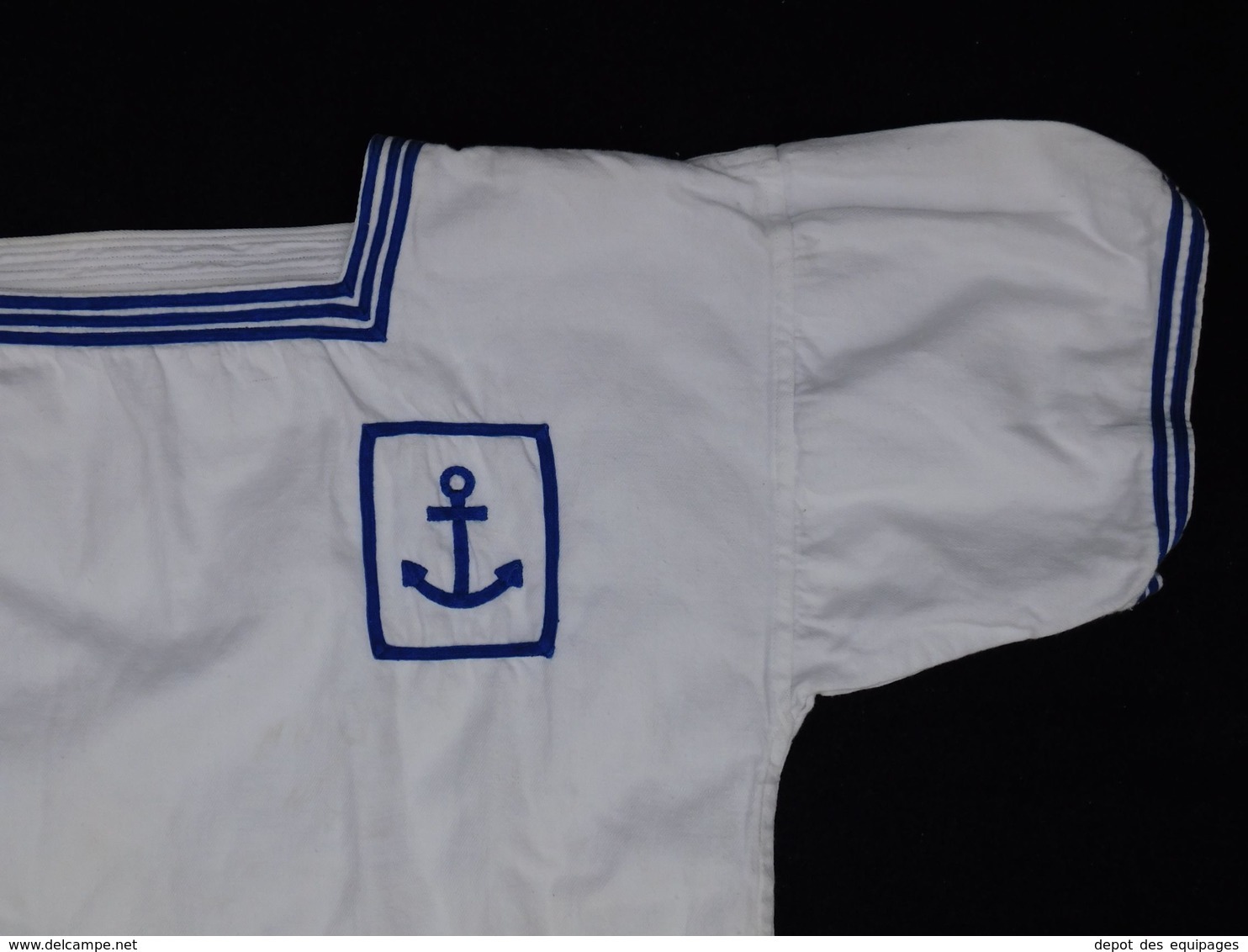 MARINE NATIONALE  : CHEMISETTE MATELOT Datée BREST 1933 - Uniformes