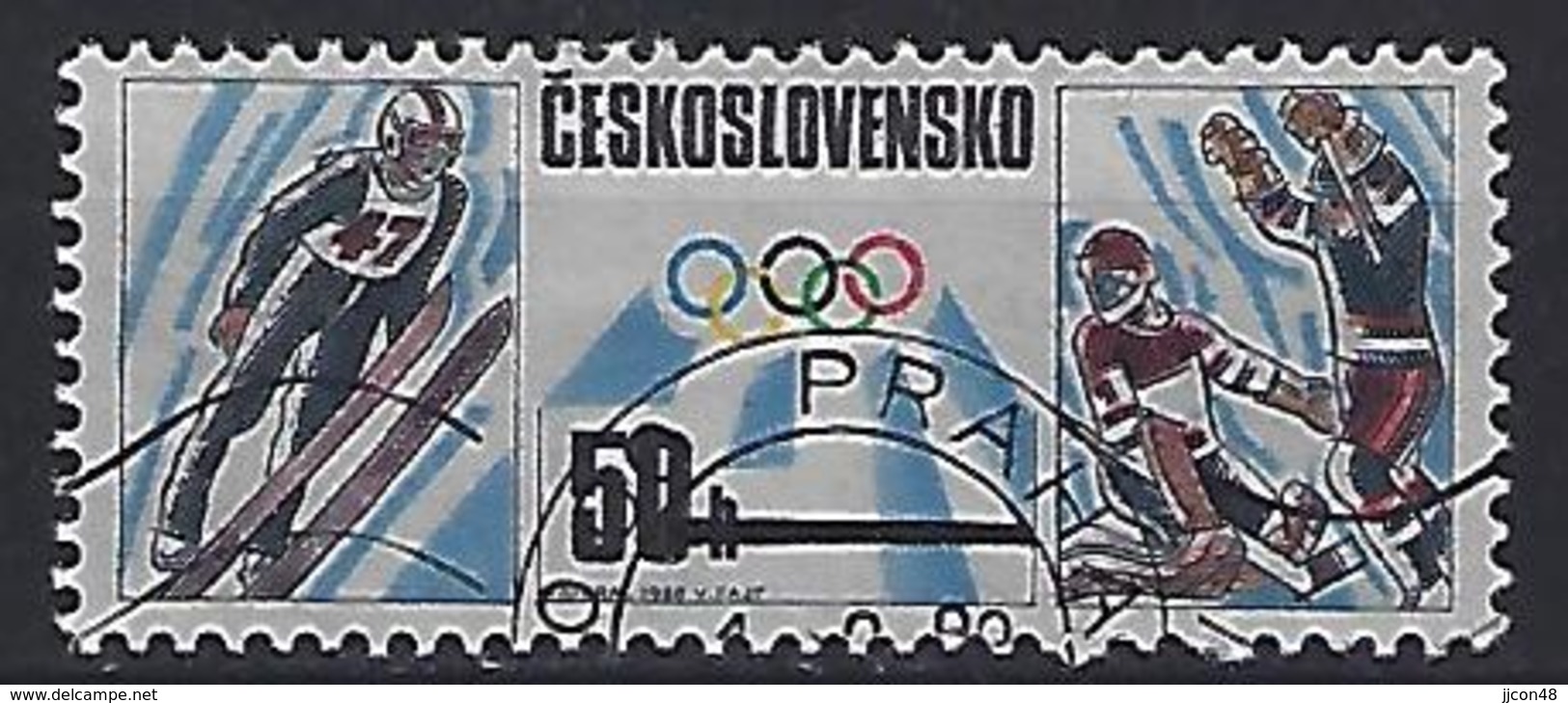 Czechoslovakia 1988  Olympic Games Calgary And Seoul (o) Mi.2941 - Used Stamps