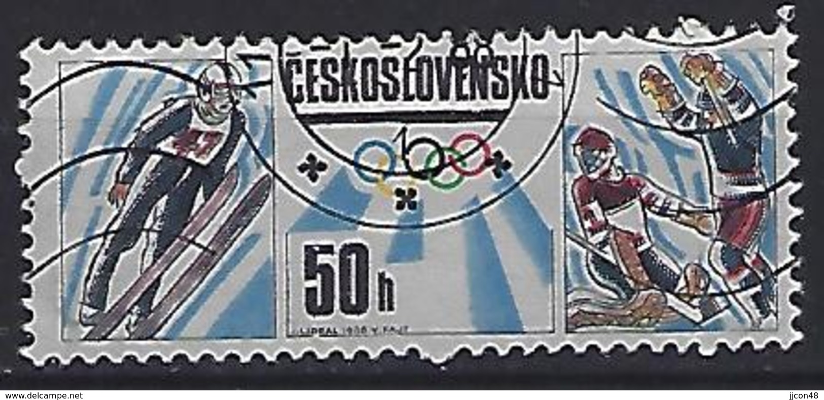 Czechoslovakia 1988  Olympic Games Calgary And Seoul (o) Mi.2941 - Usados