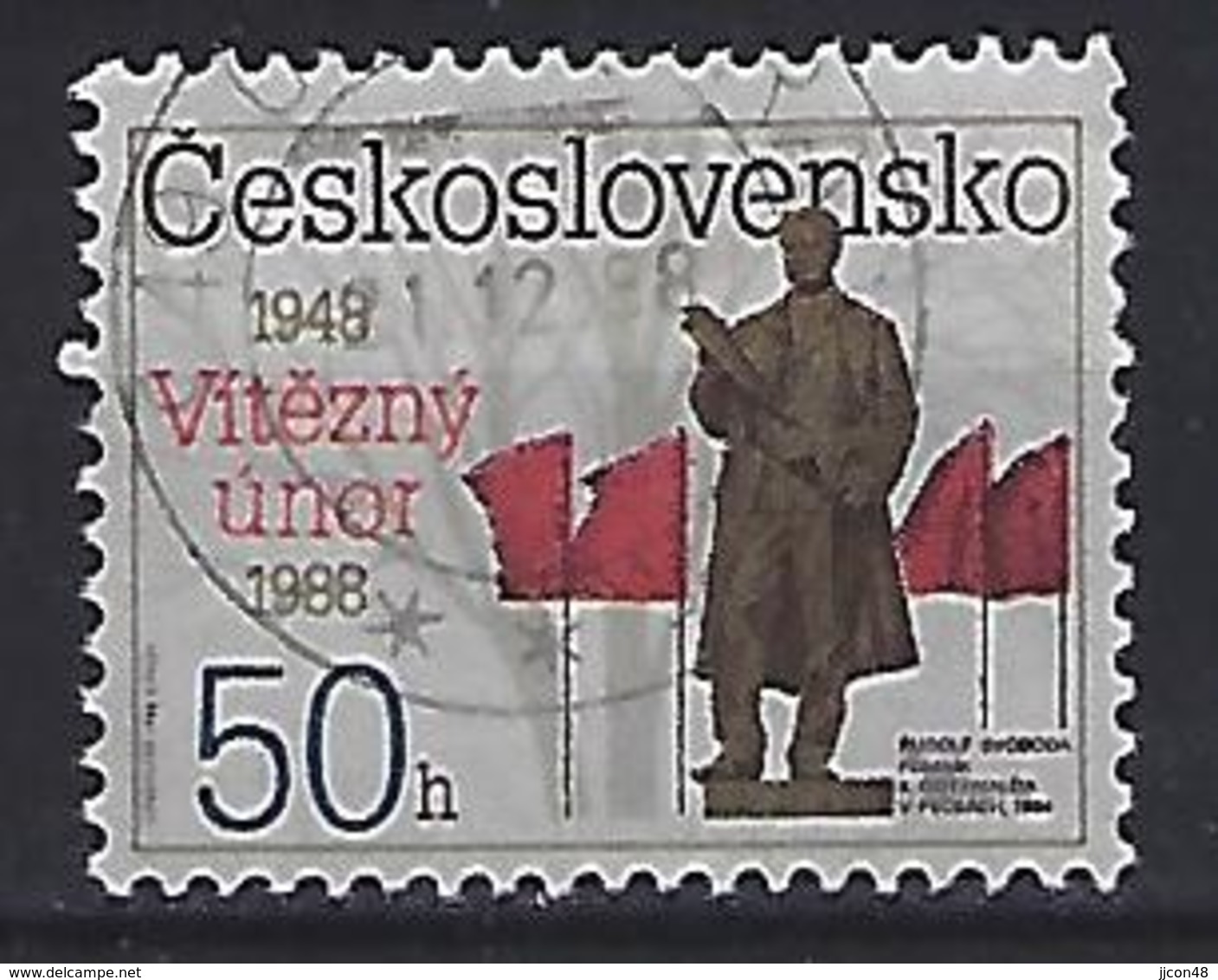 Czechoslovakia 1988  40th Ann. Of "Victorious February (o) Mi.2944 A - Used Stamps