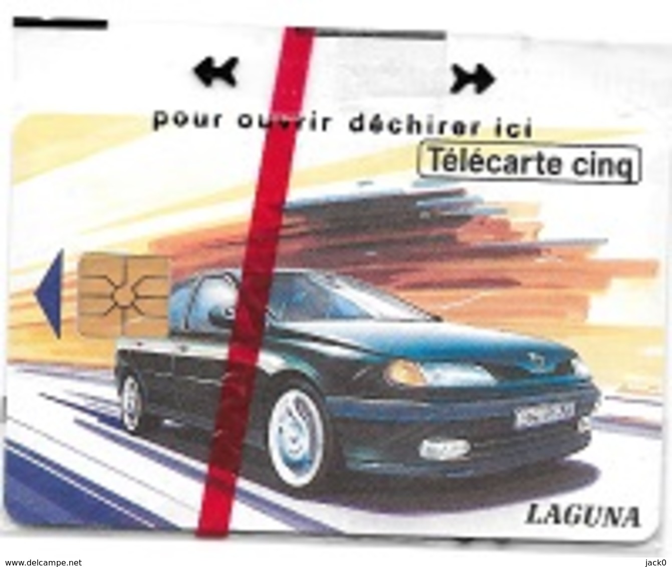 * Télécarte  N S B  5 U, Automobile  LAGUNA  RENAULT, GN 16, 15 000 Ex, 01 / 94 - Privat