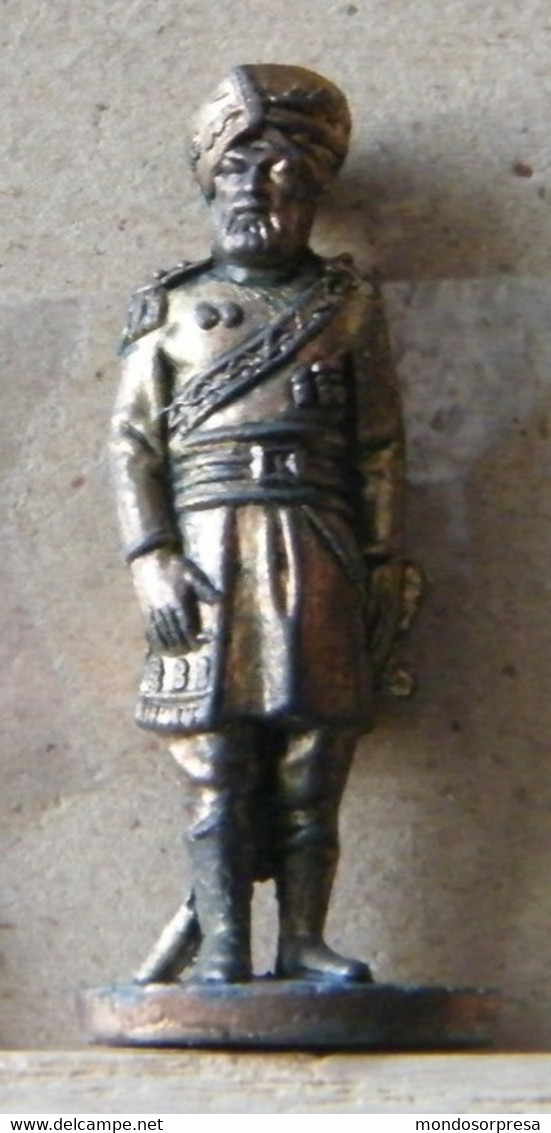 (SLDN°43) KINDER FERRERO, SOLDATINI IN METALLO INGLESI INDIANI 1900 - 35 MM - H46 - Figurine In Metallo