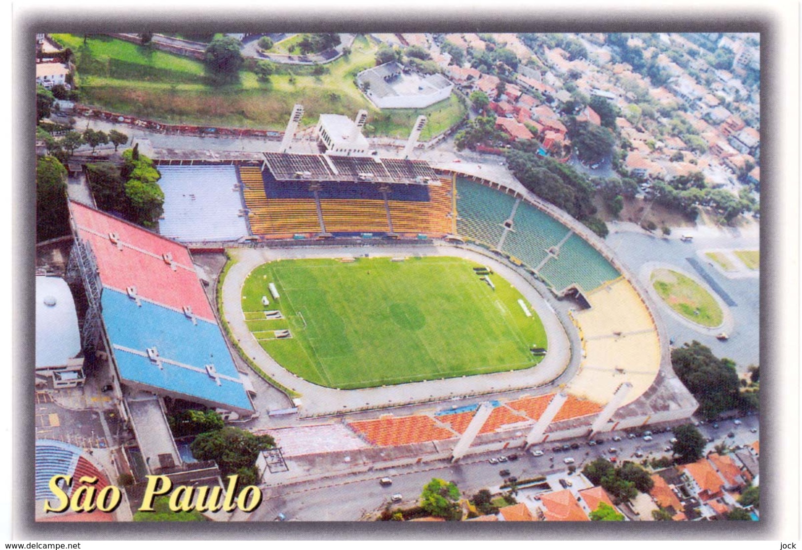 Postcard Stadium Sao Paulo Brazil Pacaembu Stadion Stadio Estadio Stade Sports Football Soccer - Fussball