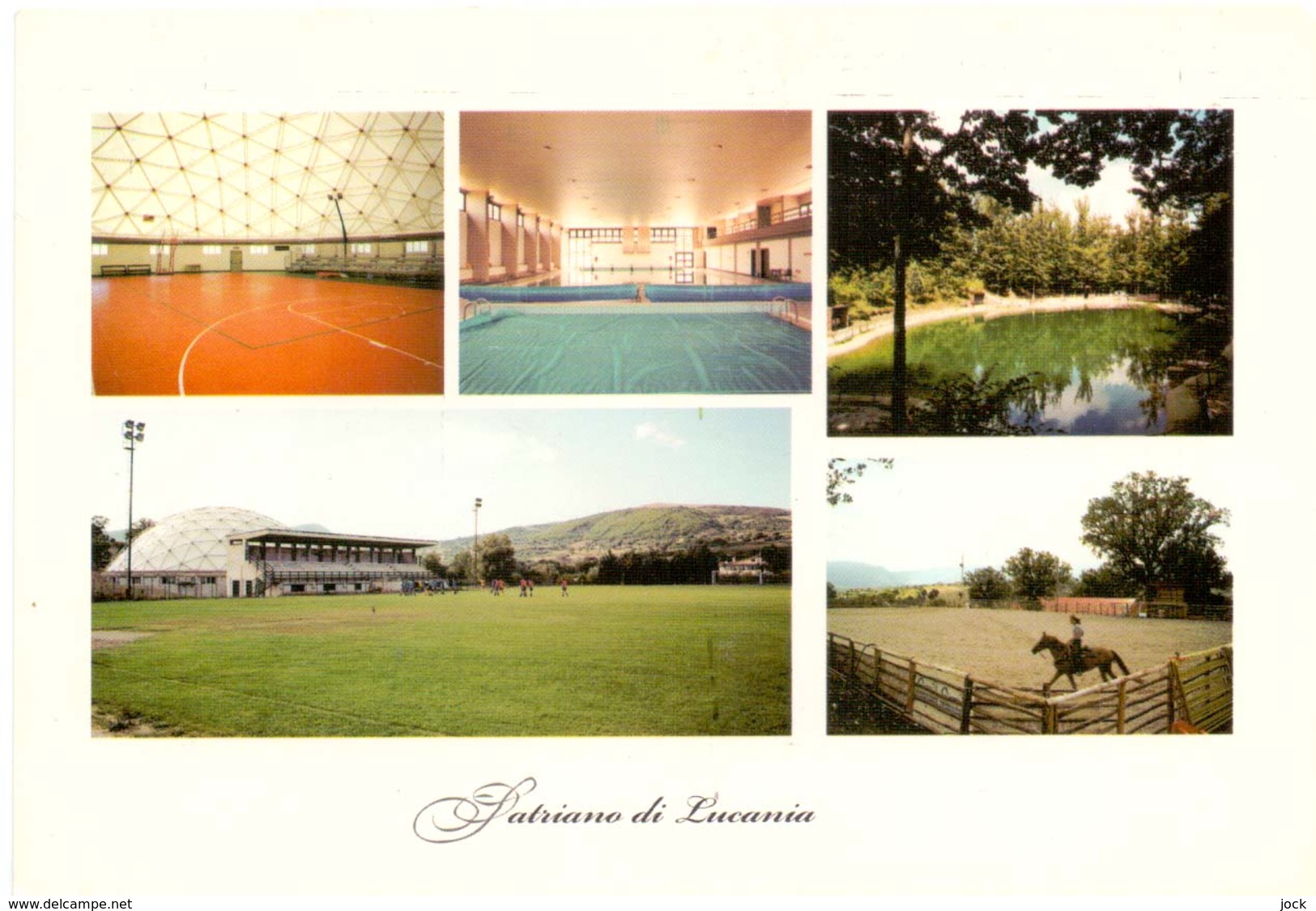 Postcard Stadium Satriano Di Lucania Italia Campo Sportivo Stadion Stadio Estadio Stade Sports Football Soccer - Fussball