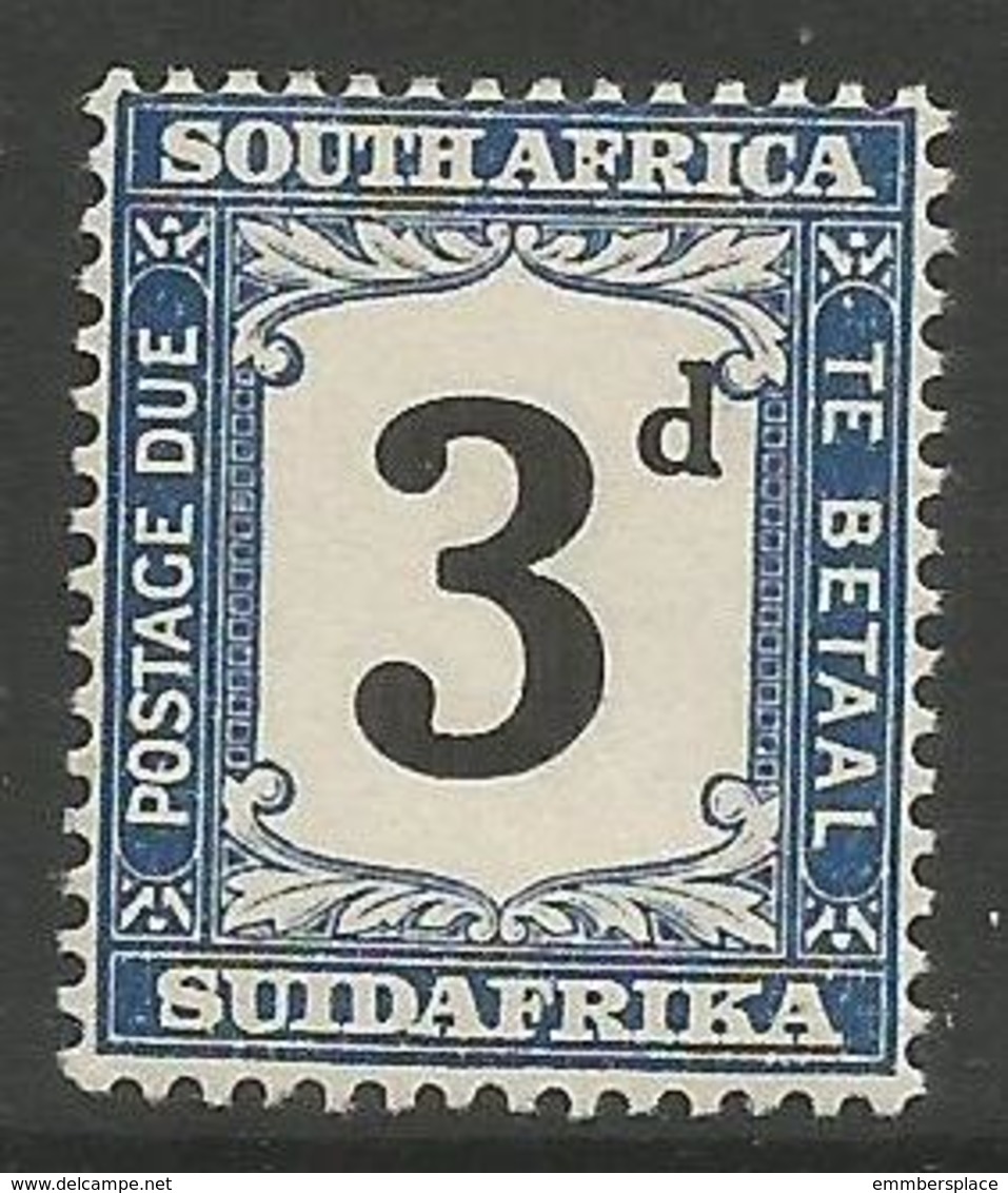 South Africa - 1927 Postage Due 3d  MNH **  SG D20  Sc J20 - Postage Due