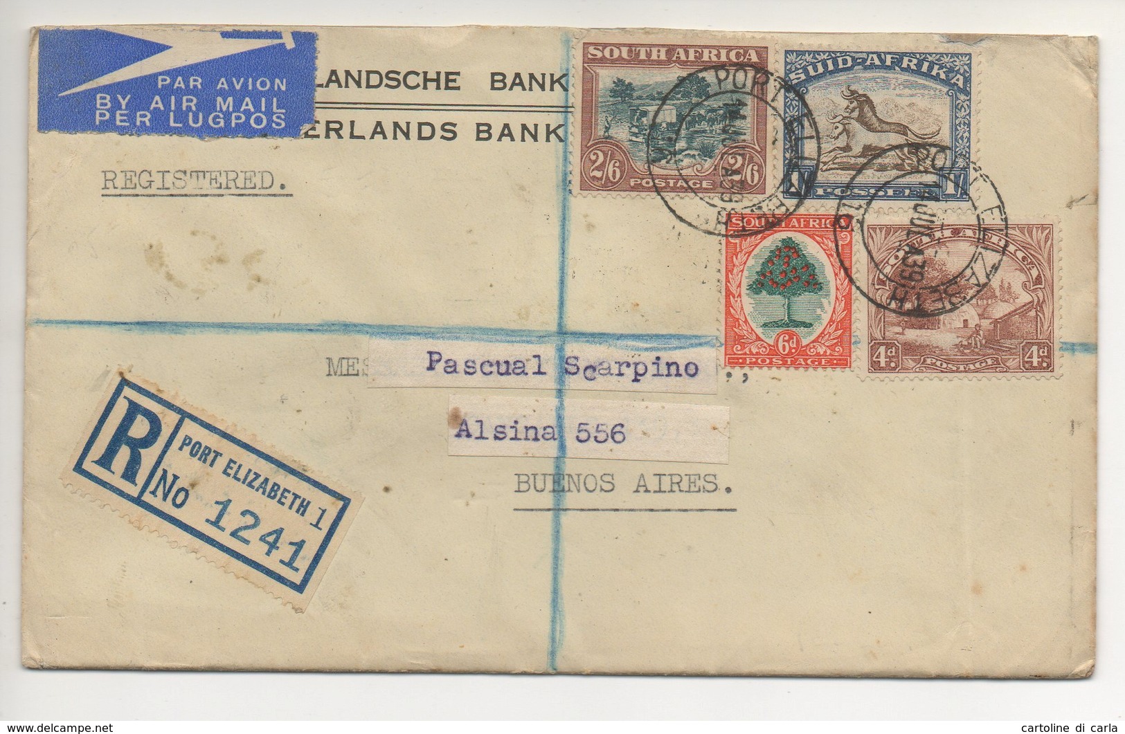 AIR MAIL LETTER 11 07 1939 #158 - Luchtpost