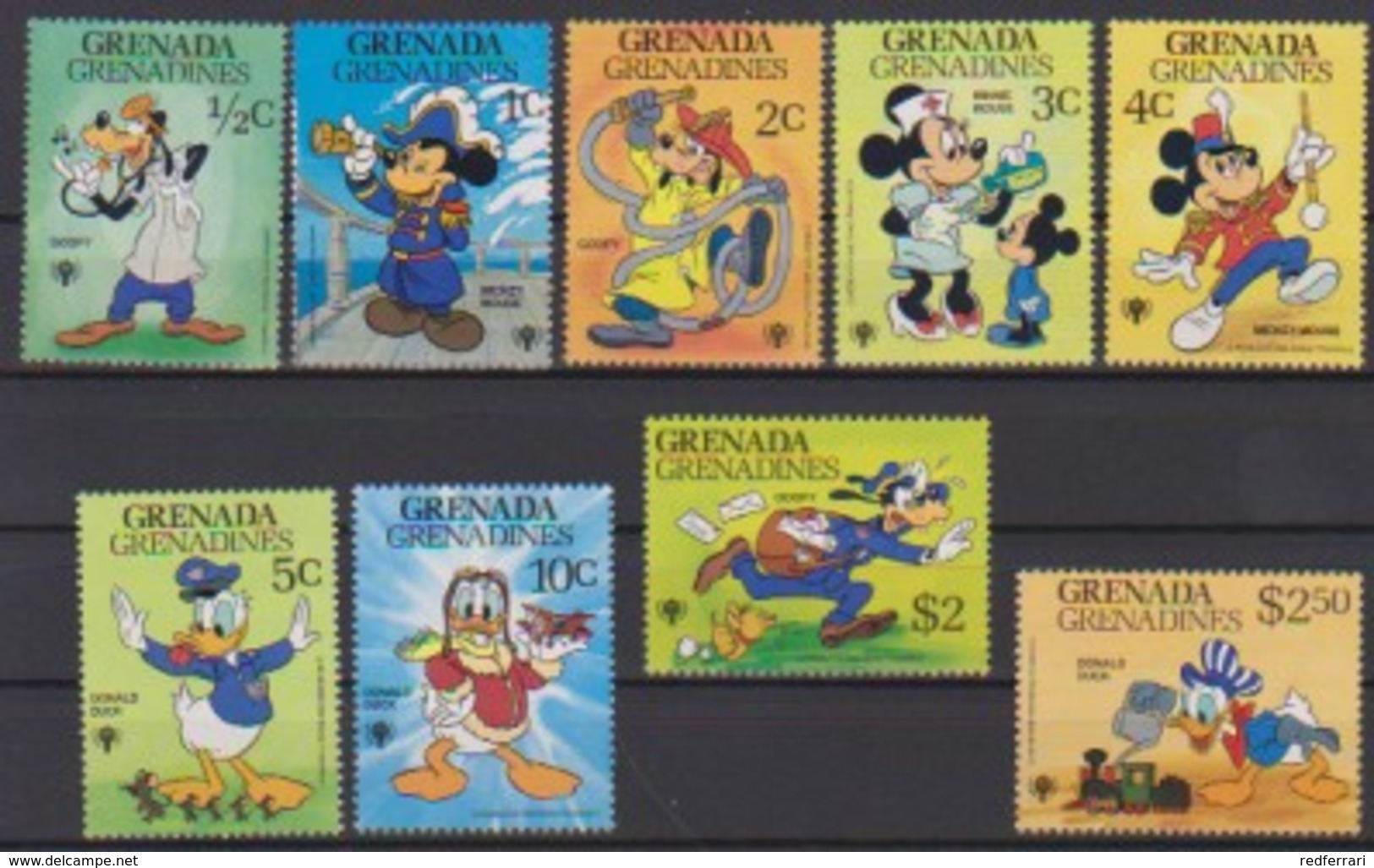 2509  Walt Disney  Grenada  Grenadines ( International Year Of The Child) 1979 . - Grenade (1974-...)