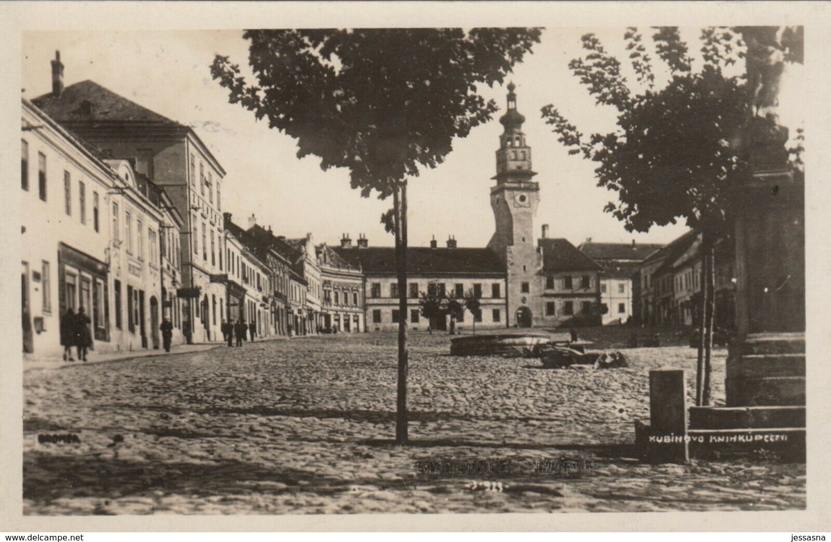 AK -  BOSKIVICE (Boskowitz) - Bürgerhäuser Am Oberen Ringplatz 1930 - Tschechische Republik