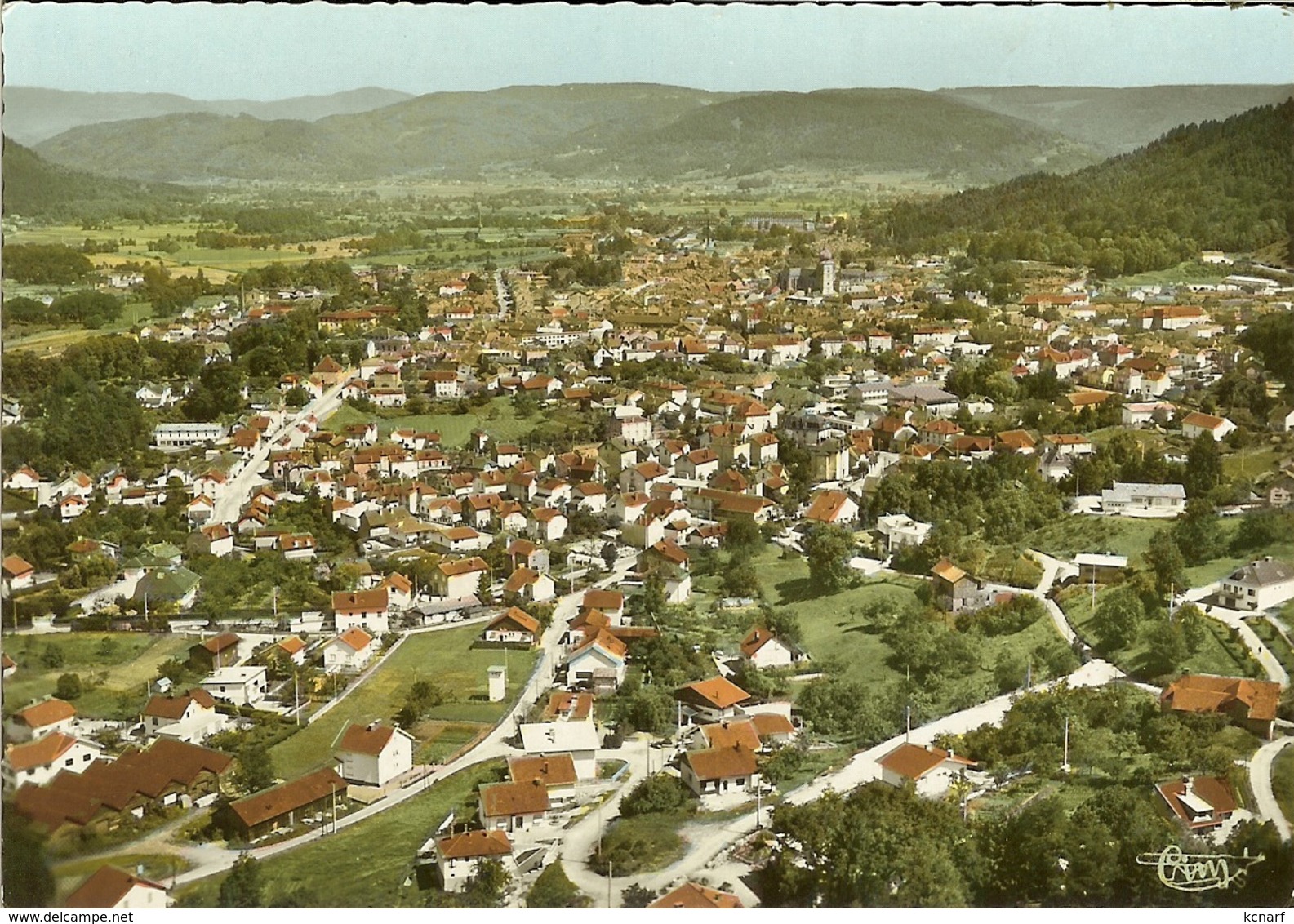 CP De REMIREMONT " Vue Générale Aérienne " - Remiremont