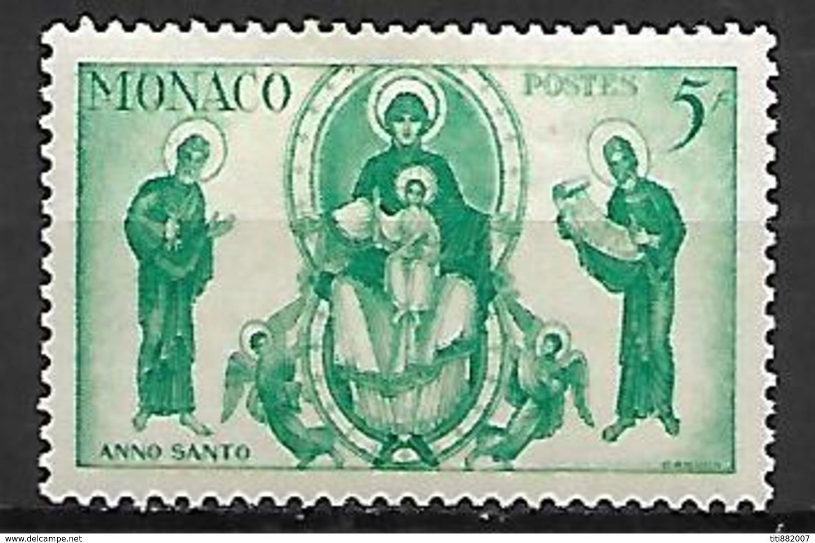 MONACO    -    1951.    Y&T N° 357 * . Année Sainte - Unused Stamps