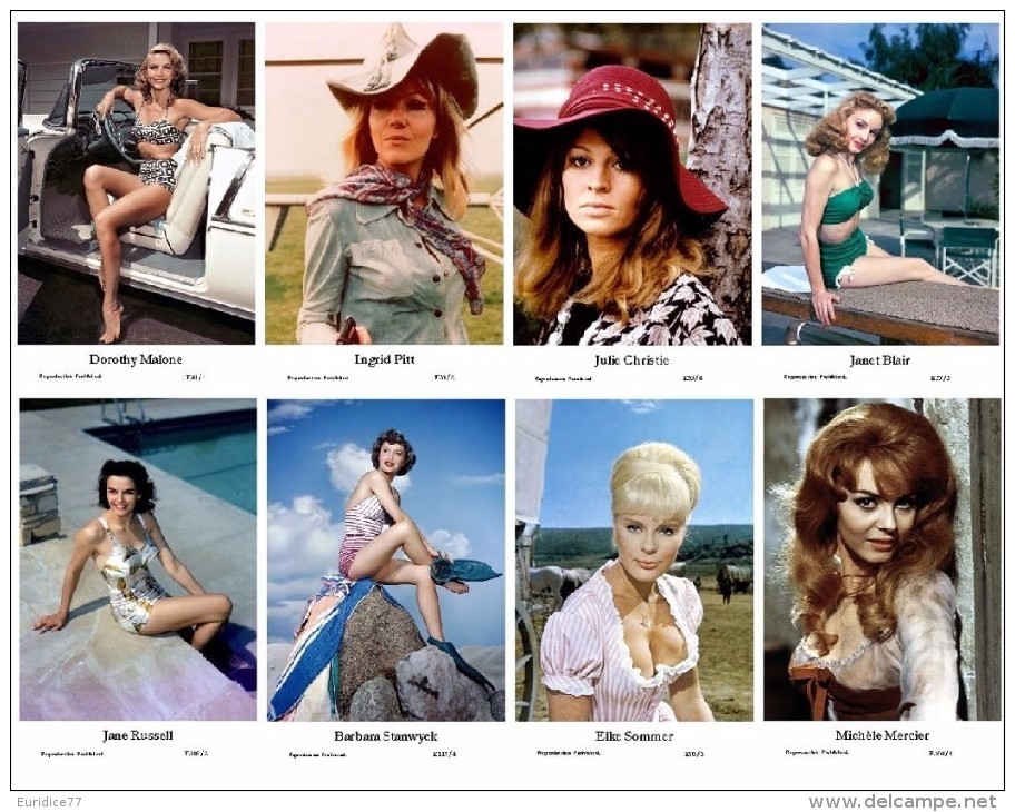 FILM STAR MODERN POSTCARD COLLECTION - (100 DIFF. COLOUR)  Swiftsure Postcards 2000 - Artistas