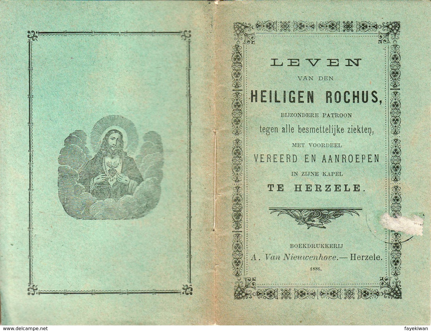 Herzele " Leven Van Den Heiligen Rochus - 1886 - - Anciens