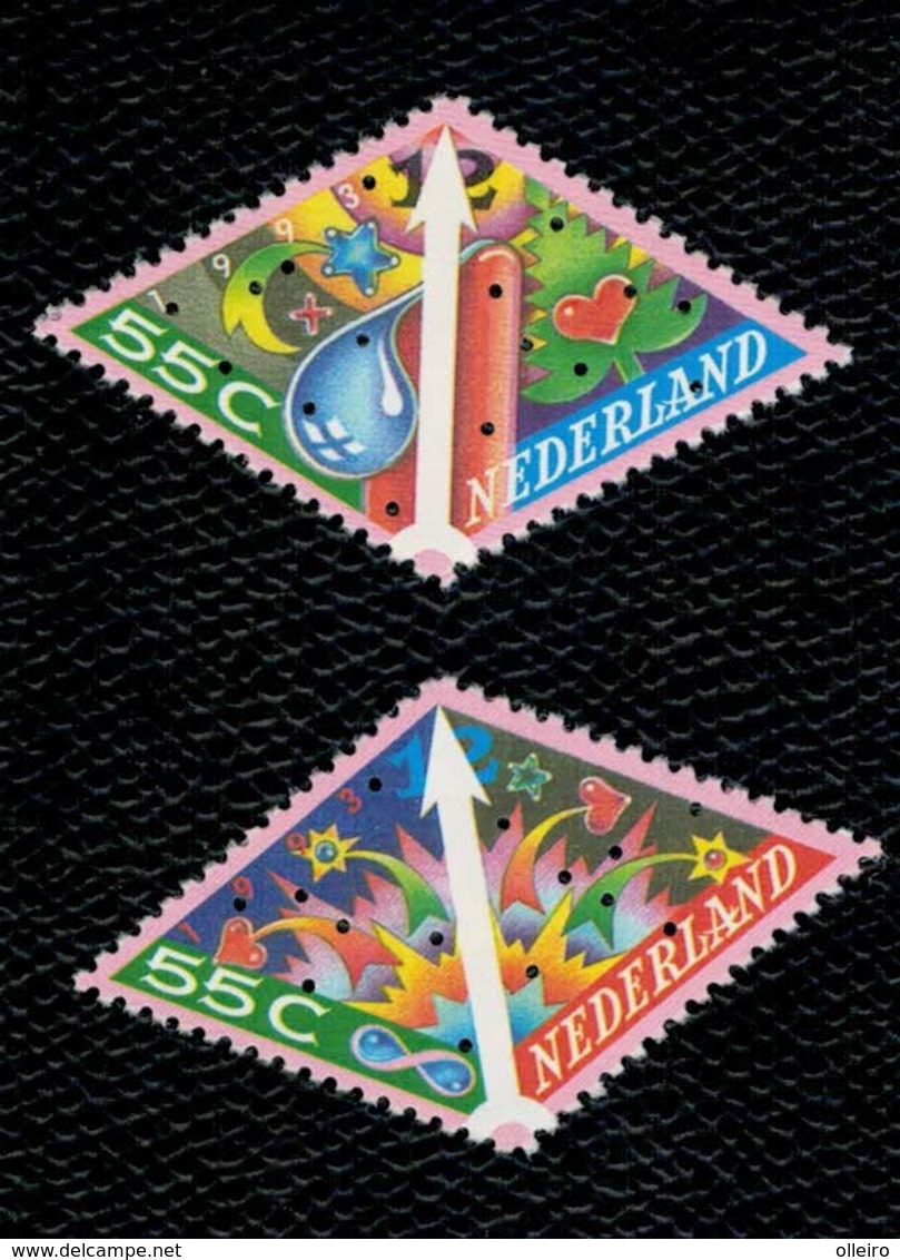 Olanda Pays-Bas Nederland 1993 Natale Noel Weihnachten Christmas Stamps - Dezemberzegels 2v Complete Set ** MNH - Nuovi